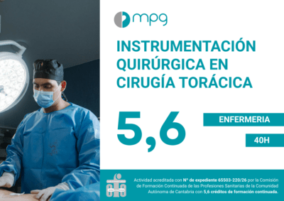 8. instrumentación quirúrgica en cirugía torácica | 5,6 cfc