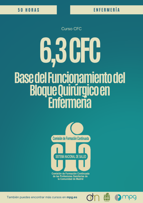 Base del Funcionamiento del Bloque Quirúrgico en Enfermería | 6,3 CFC