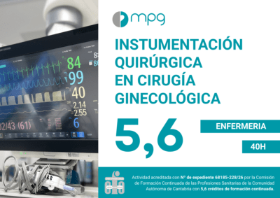 15. instrumentación quirúrgica en cirugía ginecológica | 5,6 cfc