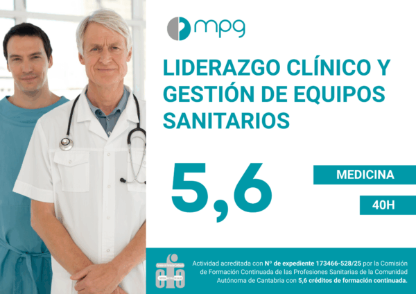 Liderazgo clínico y gestión de equipos sanitarios | 5,6 CFC