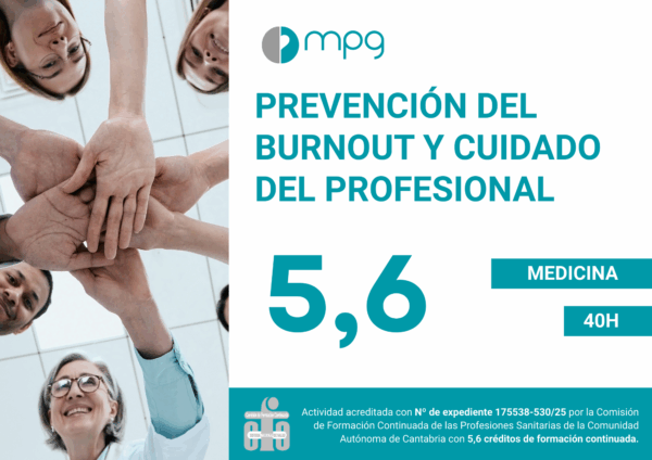 Prevención del burnout y cuidado del profesional sanitario  | 5,6 CFC