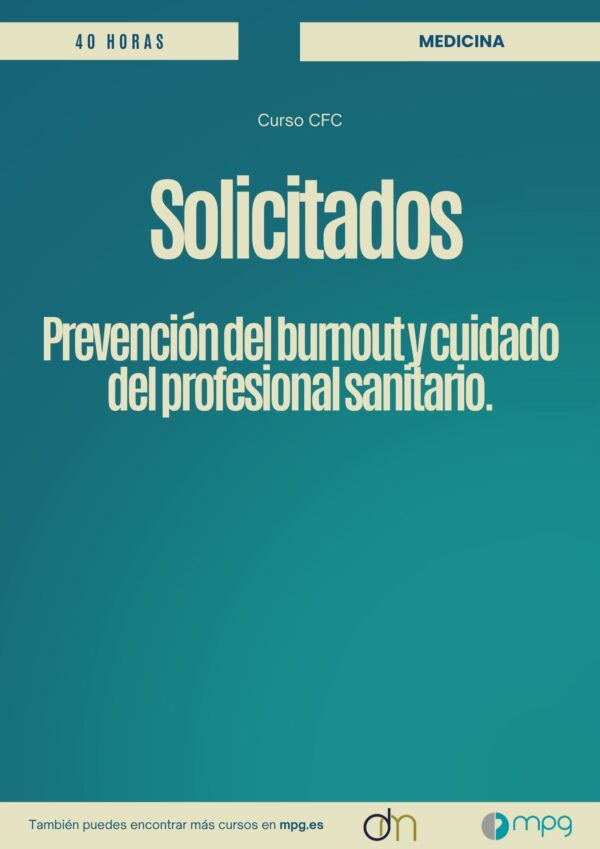 Prevención del burnout y cuidado del profesional sanitario  | Acreditación solicitada