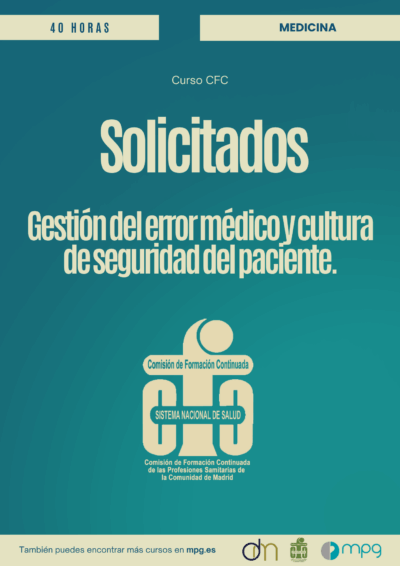Gestión del error médico y cultura de seguridad del paciente  | Acreditación solicitada