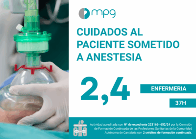 30. Cuidados al paciente sometido a anestesia
