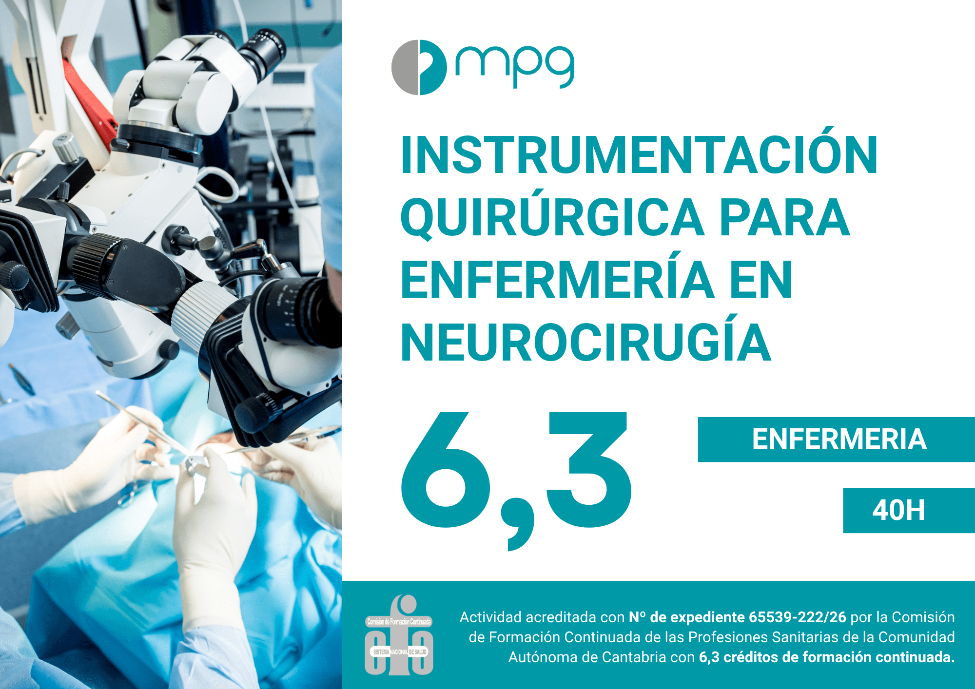 9. instrumentación quirúrgica para enfermería en neurocirugía | 6,3 cfc